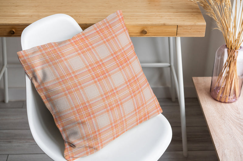 MADRAS PEACH Accent Pillow By Kavka Designs