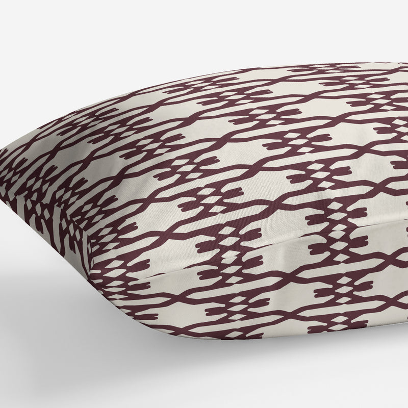 GEO LOGAN Lumbar Pillow By Jenny Lund