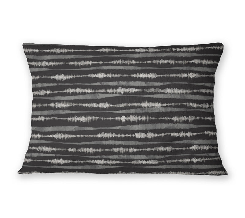 TIE-DYE STRIPE Lumbar Pillow By Jenny Lund