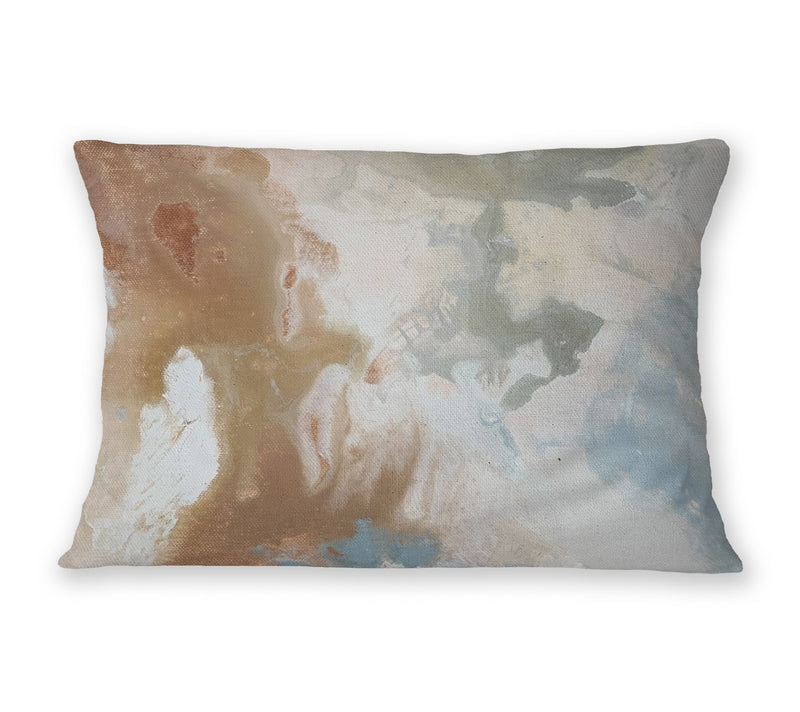 FLOATING ON A POND Lumbar Pillow By Lina Lieffers