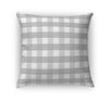 GREY GINGHAM DREAM Accent Pillow By Kavka Designs