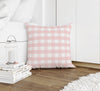 ROSE GINGHAM DREAM Accent Pillow By Kavka Designs