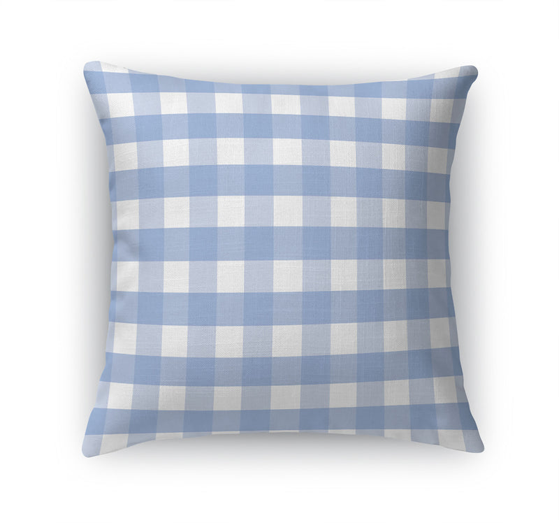 SERENE GINGHAM DREAM Accent Pillow By Kavka Designs