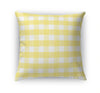 BUTTER GINGHAM DREAM Accent Pillow By Kavka Designs