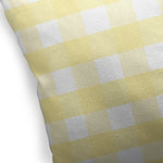 BUTTER GINGHAM DREAM Accent Pillow By Kavka Designs