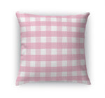 PINK GINGHAM DREAM Accent Pillow By Kavka Designs