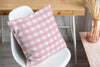 PINK GINGHAM DREAM Accent Pillow By Kavka Designs