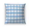 BLUE GINGHAM DREAM Accent Pillow By Kavka Designs