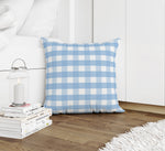 BLUE GINGHAM DREAM Accent Pillow By Kavka Designs