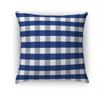 NAVY GINGHAM DREAM Accent Pillow By Kavka Designs