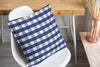 NAVY GINGHAM DREAM Accent Pillow By Kavka Designs