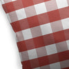 RED GINGHAM DREAM Accent Pillow By Kavka Designs