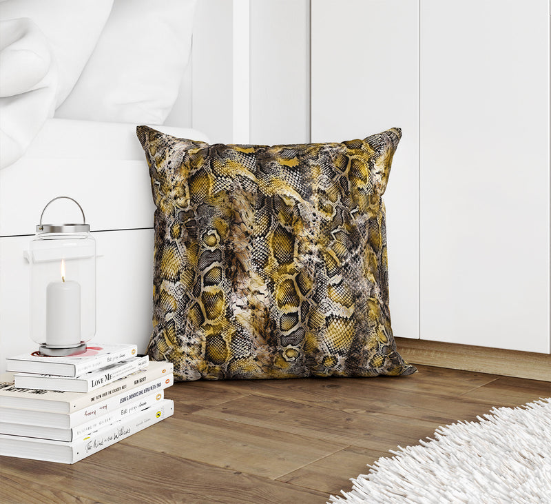 VIPER YELLOW Accent Pillow By Kavka Designs