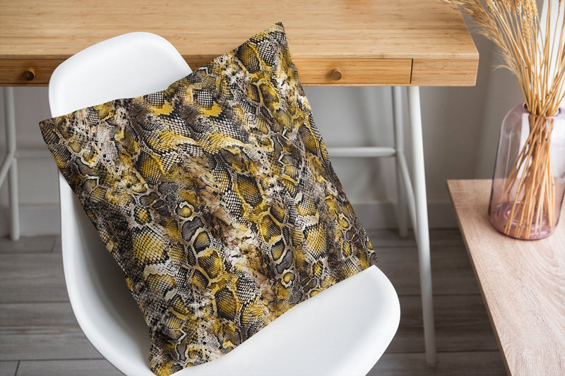 VIPER YELLOW Accent Pillow By Kavka Designs