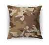 CAMO FLOW BROWN Accent Pillow By Kavka Designs