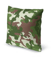 CAMO FLOW GREEN BROWN Accent Pillow By Kavka Designs