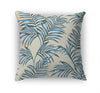 BLUE TROPICAL LEAVES Accent Pillow By Kavka Designs