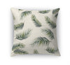 PALM LEAVES SEAMLESS Accent Pillow By Kavka Designs