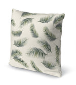 PALM LEAVES SEAMLESS Accent Pillow By Kavka Designs