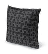 CHECKED CHARCOAL Accent Pillow By Kavka Designs