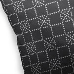 CHECKED CHARCOAL Accent Pillow By Kavka Designs