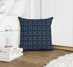 CHECKED NAVY Accent Pillow By Kavka Designs