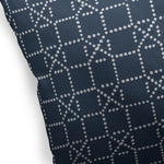 CHECKED NAVY Accent Pillow By Kavka Designs