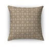 CHECKED TAN Accent Pillow By Kavka Designs