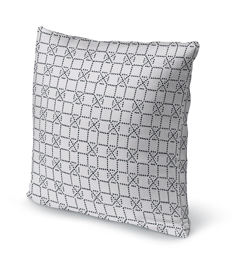 CHECKED WHITE Accent Pillow By Kavka Designs