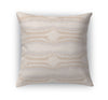 CRYSTAL STRIPE CREAM & PINK Accent Pillow By Kavka Designs