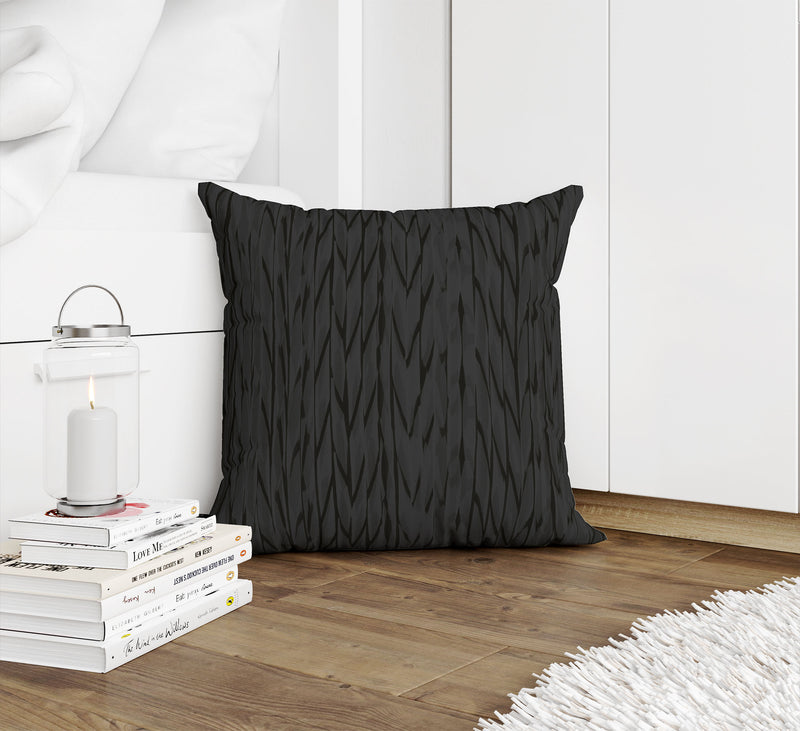 RIDGE CHARCOAL Accent Pillow By Kavka Designs