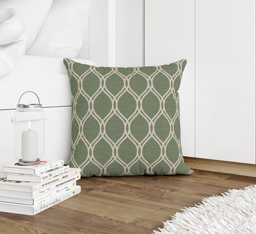 DOUBLE GREEN Accent Pillow By Kavka Designs