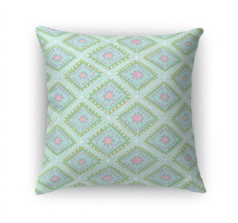 MALAKAI BLUE BORDER Accent Pillow By Kavka Designs