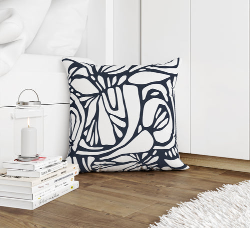 BUDDING NAVY Accent Pillow By Kavka Designs