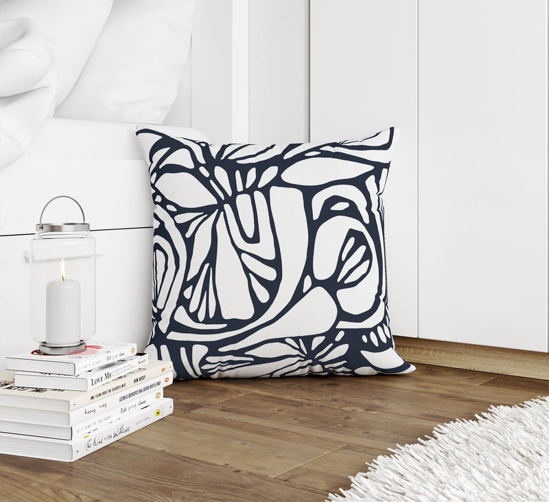 BUDDING NAVY Accent Pillow By Kavka Designs