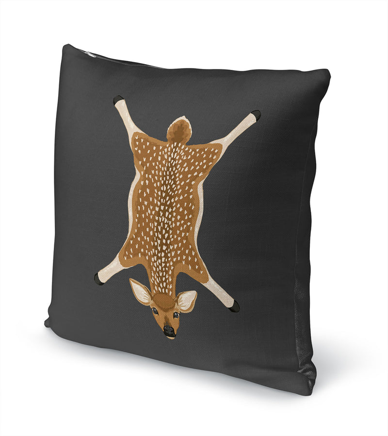 FAWN CHARCOAL Accent Pillow By Kavka Designs