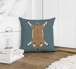 FAWN STEAL BLUE Accent Pillow By Kavka Designs