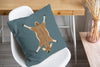 FAWN STEAL BLUE Accent Pillow By Kavka Designs