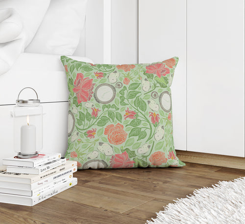 GARDENIA LIGHT GREEN Accent Pillow By Kavka Designs