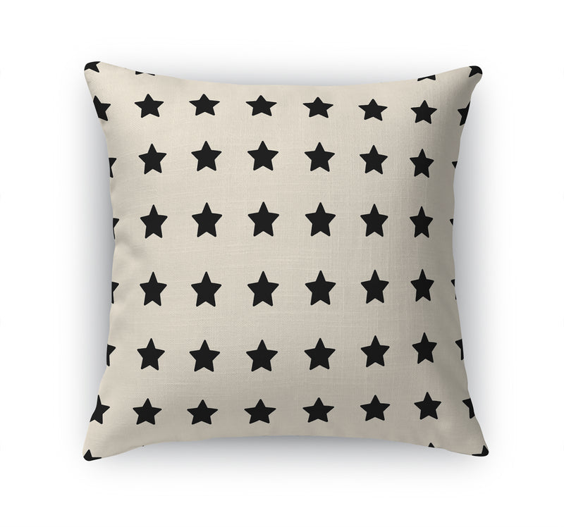 CHARCOAL STARS Accent Pillow By Kavka Designs