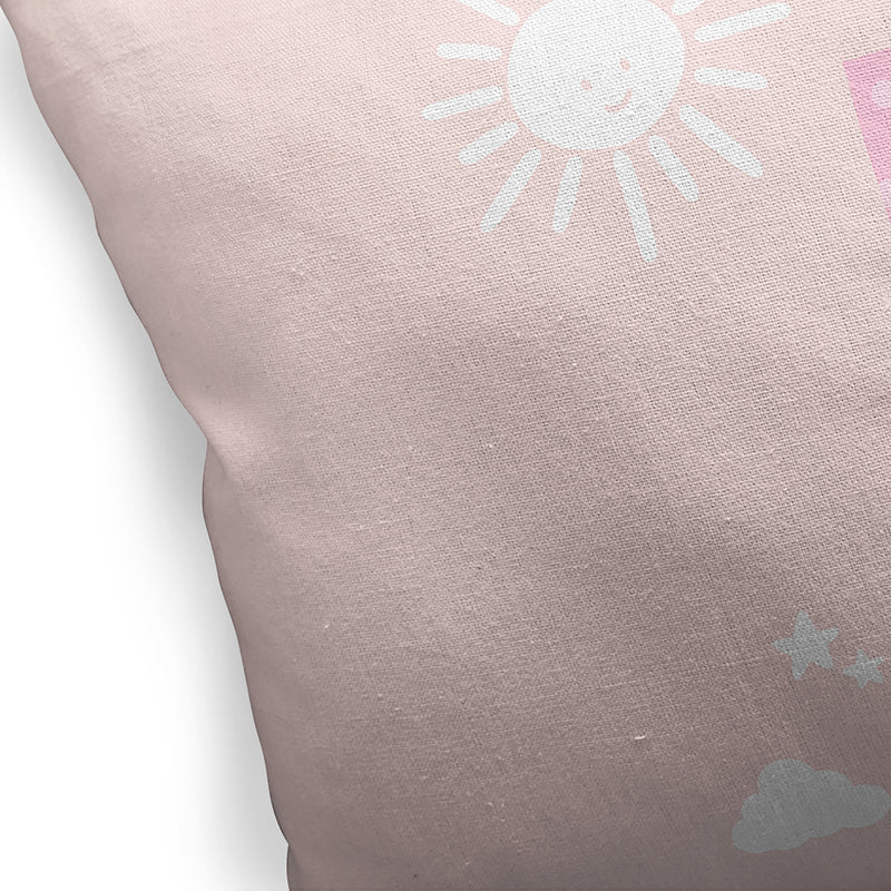 HOPSCOTCH PATTERN PINK Accent Pillow By Kavka Designs