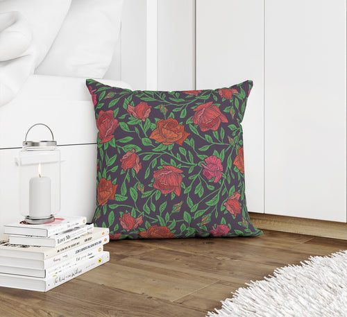 ZINNIA DARK Accent Pillow By Kavka Designs