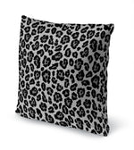 LEOPARD PRINT CHARCOAL Accent Pillow By Kavka Designs