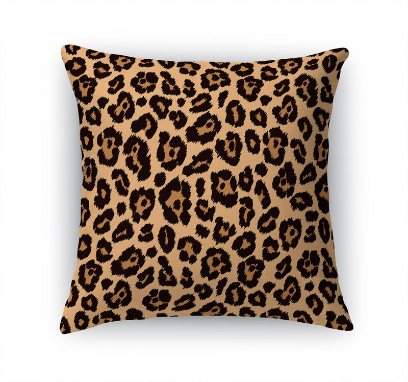 LEOPARD PRINT NATURAL Accent Pillow By Kavka Designs