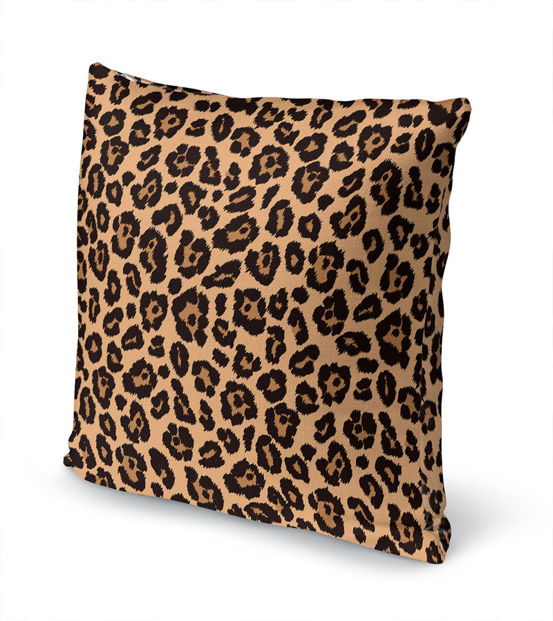 LEOPARD PRINT NATURAL Accent Pillow By Kavka Designs