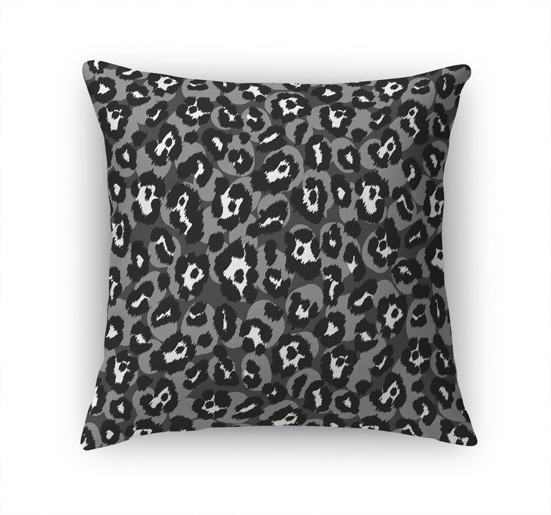 LEOPARD PRINT GREY Accent Pillow By Kavka Designs