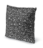 LEOPARD PRINT GREY Accent Pillow By Kavka Designs