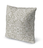 BOHO FLORAL GRIEGE Accent Pillow By Kavka Designs