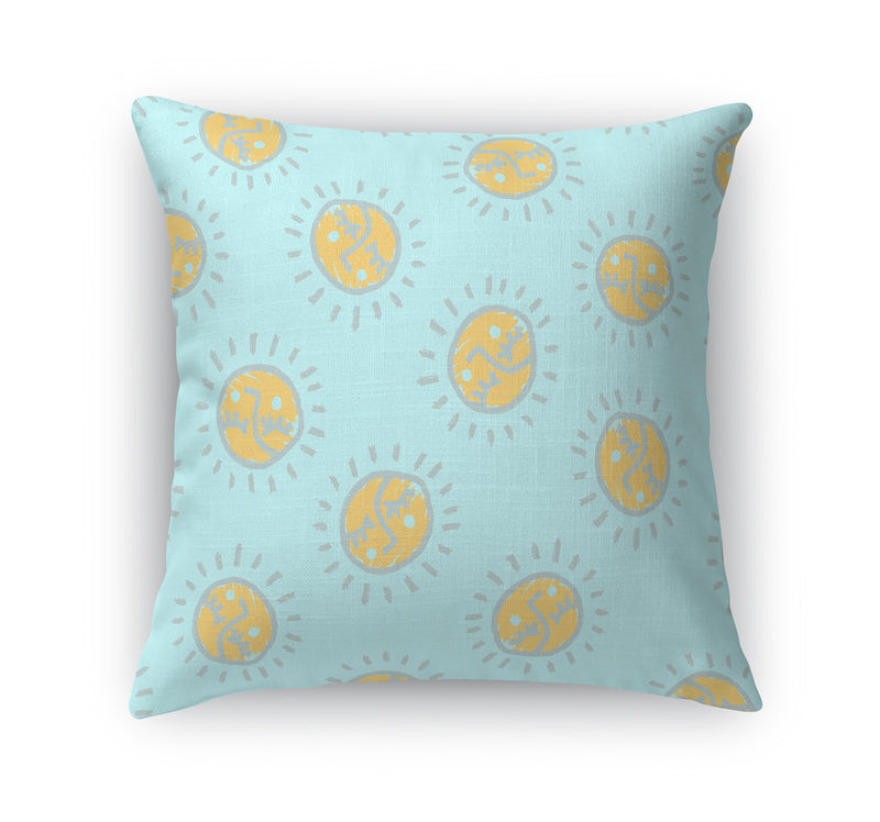 SUNNY DAYS BLUE Accent Pillow By Kavka Designs