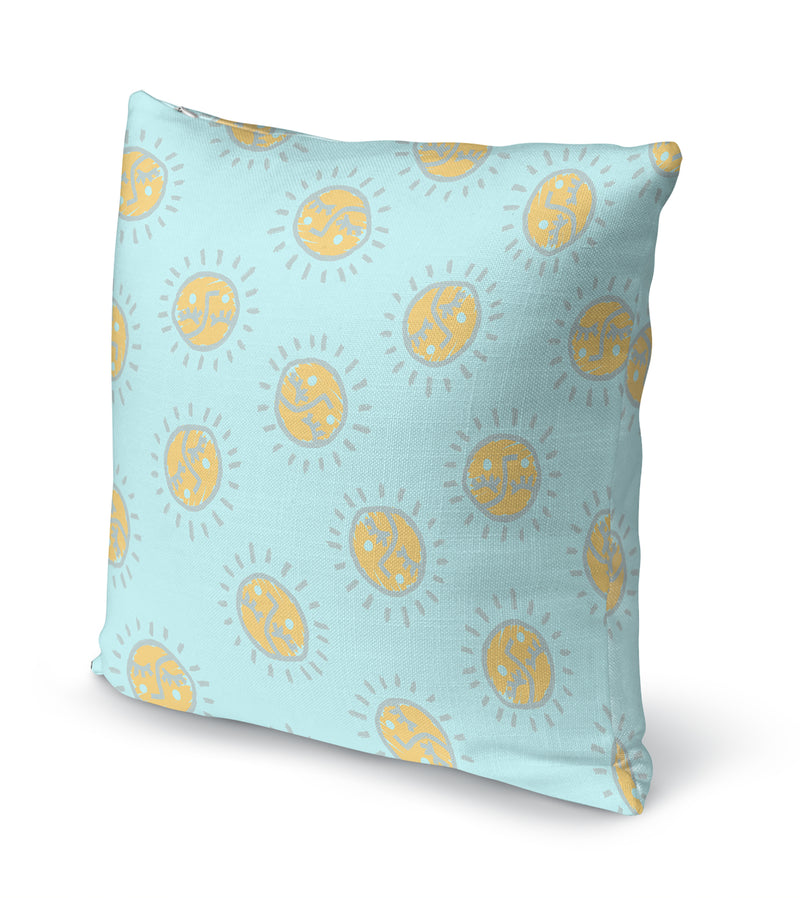 SUNNY DAYS BLUE Accent Pillow By Kavka Designs